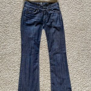 Seven For All Mankind Dark Blue Denim Jeans